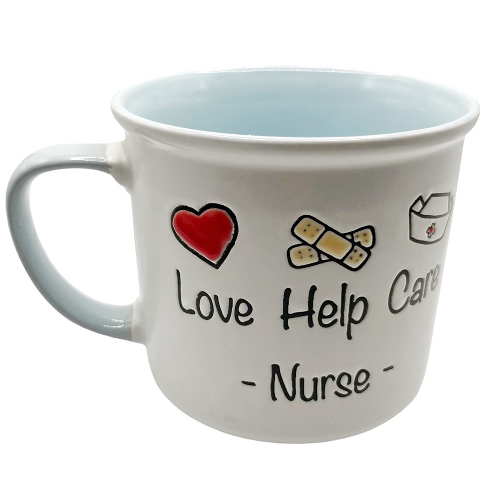 Prima Design Etched “Love Help Care” Nurse Mug